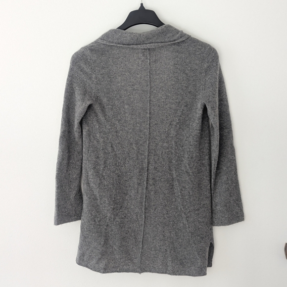 Cynthia Rowley Cashmere Cardigan Sweater Gray Size Small - Picture 2 of 5